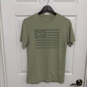 Vineyard Vines Sage Green Graphic Tee